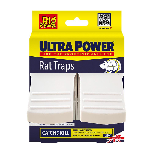 Picture of The Big Cheese Ultra Power STV149 Rat Trap Twin Pack 