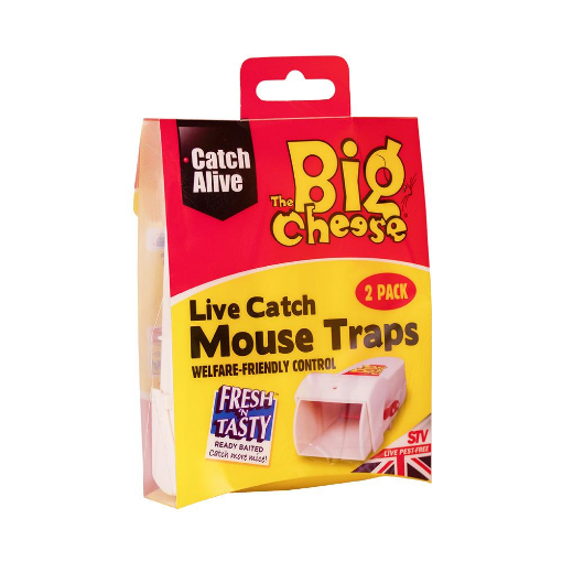 Picture of The Big Cheese STV155 Live Catch Mouse Trap Twin Pack