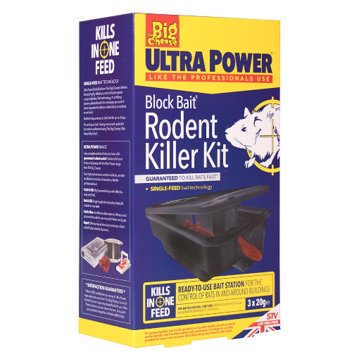Picture of The Big Cheese Ultra Power STV566 Block Bait Rat Killer Station 