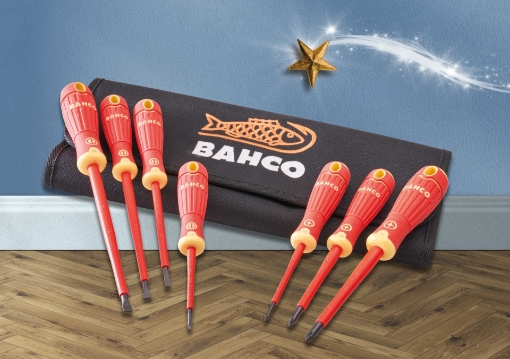 Picture of Bahco 7 Piece VDE Screwdriver Set in Wallet
