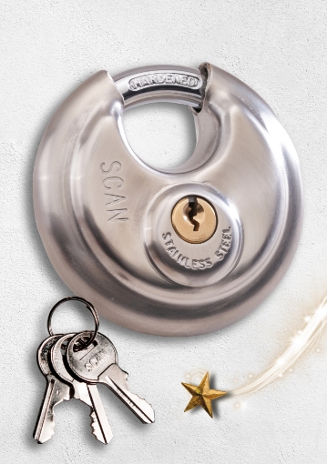 Picture of Scan 70mm Disc Padlock