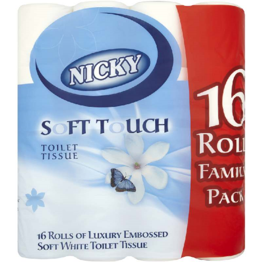 Picture of Nicky Toilet Tissue Roll 32 Pack 