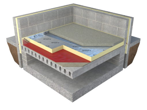 Picture of Xtratherm (Unilin) Thin-R Underfloor Insulation 2400mm x 1200mm x 70mm