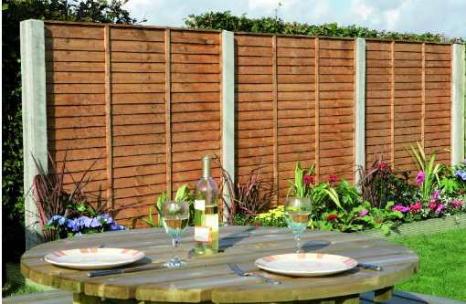 Picture of Superlap Fence Panel Golden Brown 1.8 x 1.8m 