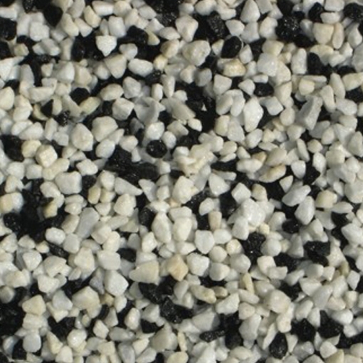 Picture of Barleystone White Marble 10% Black 10mm Chippings 24kg
