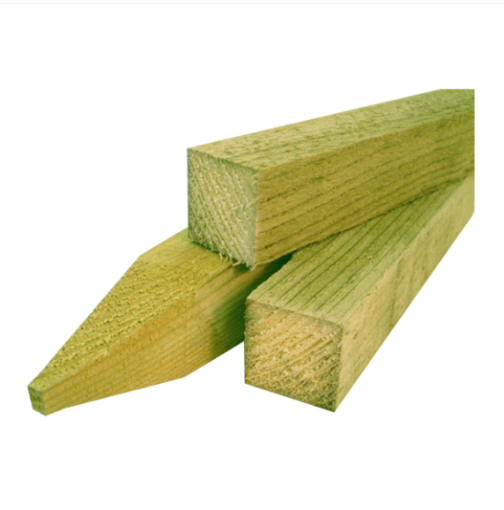 Picture of Pressure Treated Square Top Pointed Post 75mm x 75mm 2.4m (8' 3x3) (Glennon's)