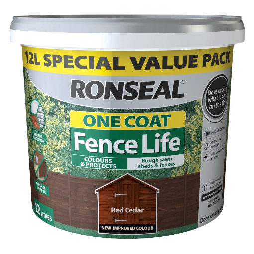 Picture of Ronseal One Coat Fencelife Red Cedar 12L
