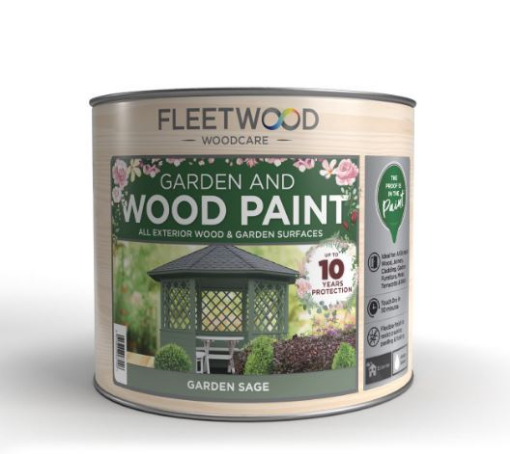 Picture of Fleetwood 1L Super Flex Garden & Wood Paint Garden Sage