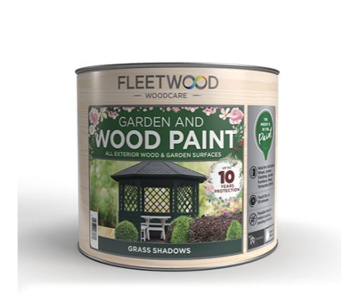 Picture of Fleetwood 1lt Super Flex Garden & Wood Paint Grass Shadows
