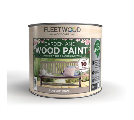 Picture of Fleetwood 1lt Super Flex Garden & Wood Paint Blossom Cove