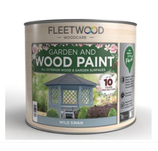 Picture of Fleetwood 1lt Super Flex Garden & Wood Paint Wild Swan