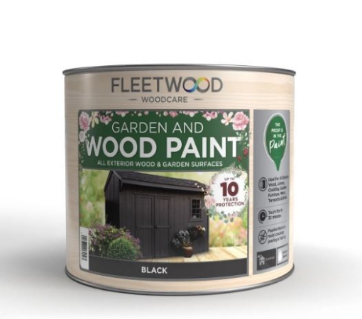 Picture of Fleetwood Paint 1L Superflex Wood Black