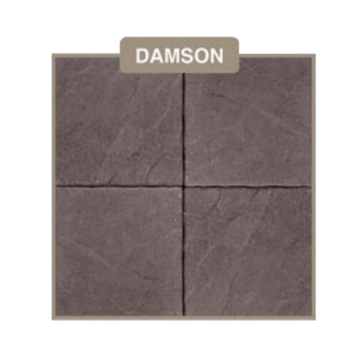 Picture of Barleystone Paving Slabs Riven New Damson 400 x 400 x 40mm