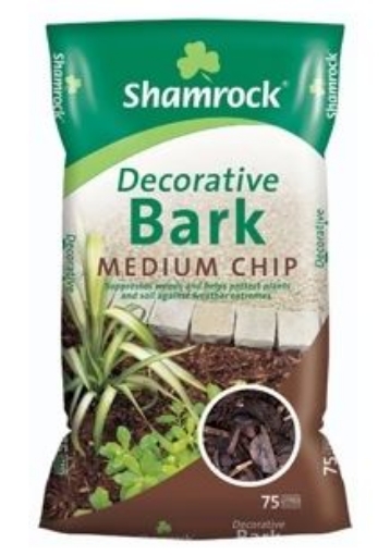 Picture of Shamrock Medium Chip Decorative Bark - 75L