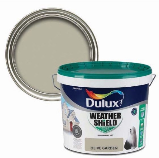 Picture of Dulux Paint Weathershield Olive Garden 10L
