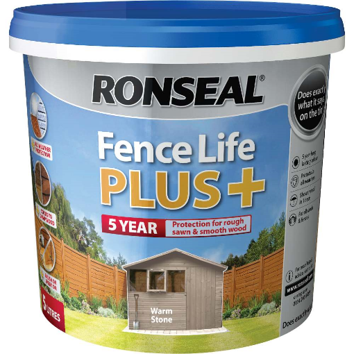 Picture of Ronseal Fencelife Plus Warm Stone 5L