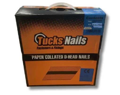 Picture of Tucks Nail 3.1 x 75mm Ring Galv 2000 No Gas